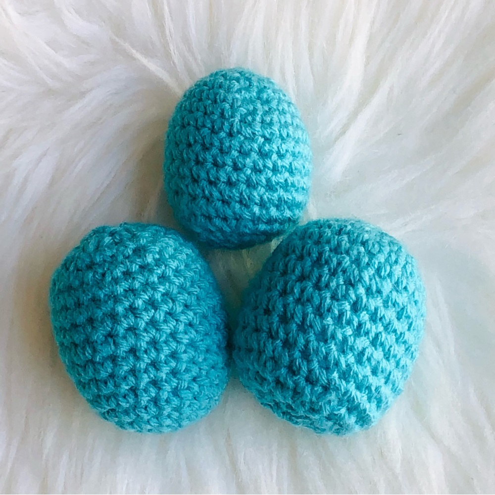 Crochet Easter Eggs 3 pc - Picture 3 of 5